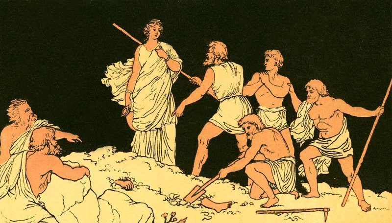 Antigone och Polynices kropp av English School