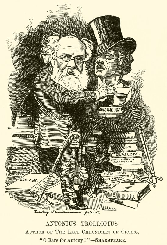 Antonius Trollopius, författare till The Last Chronicles of Cicero (gravyr) av English School