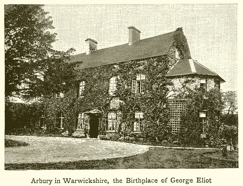 Arbury i Warwickshire, George Eliots födelseplats av English School
