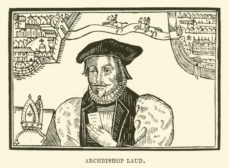 Ärkebiskop Laud (gravyr) av English School