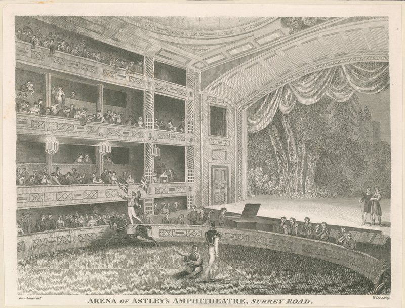 Arena av Astleys Amphitheatre, Surrey Road av English School