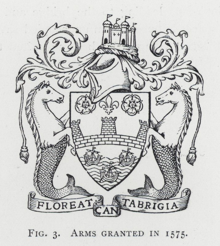 Vapen beviljade 1575 (gravyr) av English School