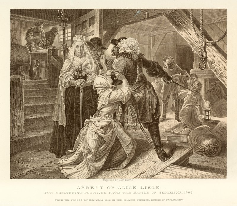 Arrestering av Alice Lisle av English School