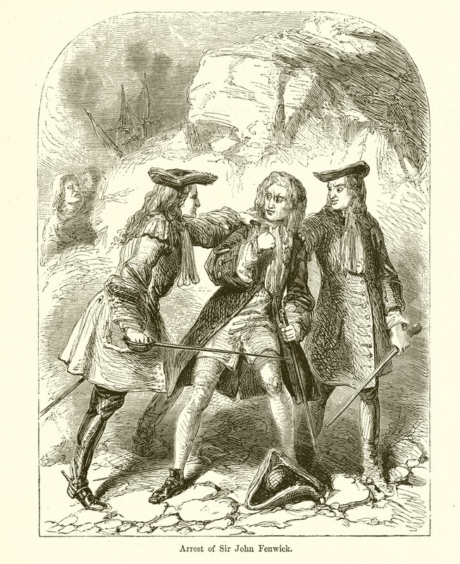 Arrestering av Sir John Fenwick av English School