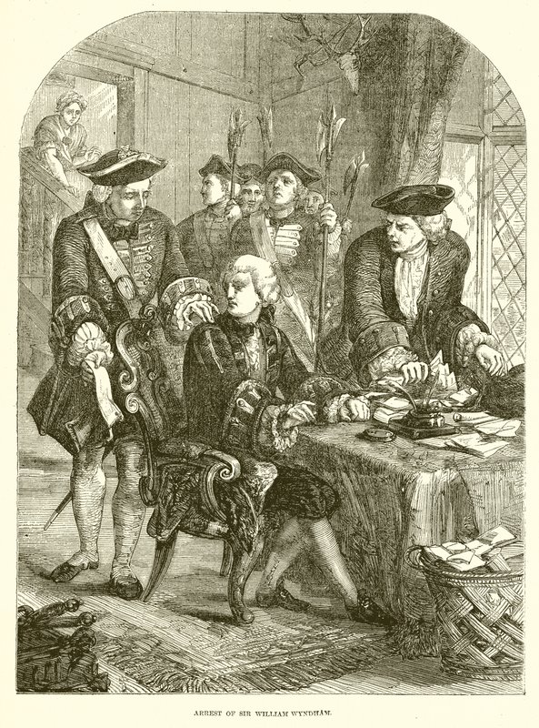 Arrestering av Sir William Wyndham av English School