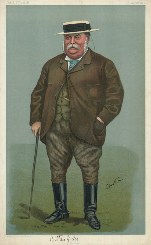Arthur Yates, Arthur, 11 januari 1900, tecknad serie Vanity Fair av English School