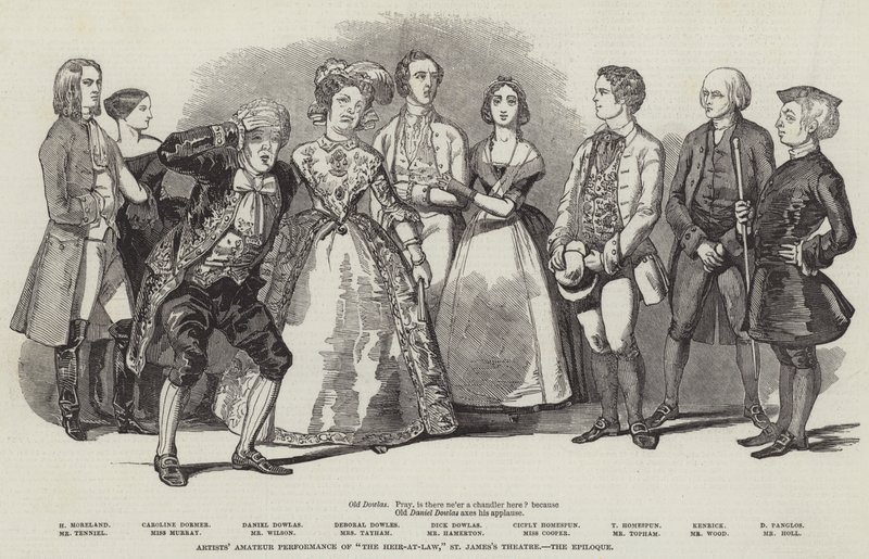 Artisters amatörföreställning av "The Heir-at-Law", St James