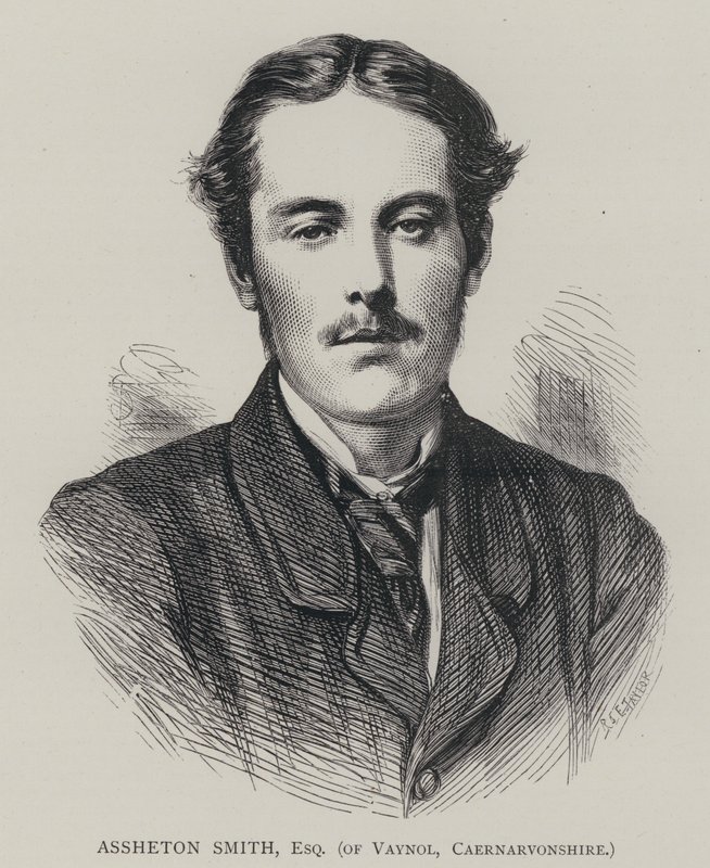 Assheton Smith, Esquire, från Vaynol, Caernarvonshire (gravyr) av English School