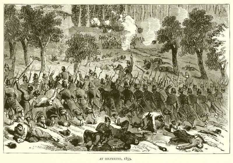 I Solferino, 1859 av English School
