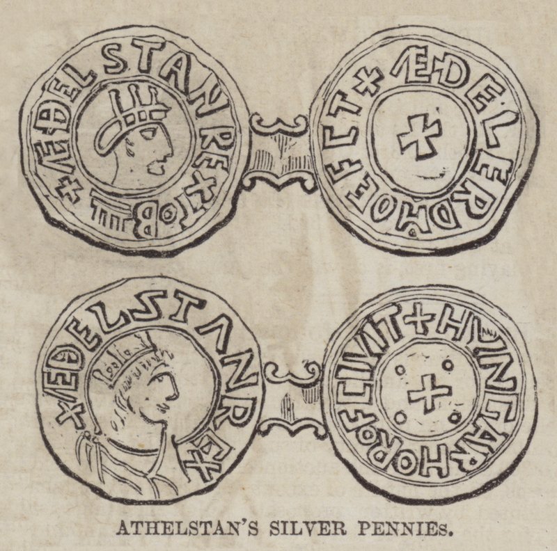 Athelstans Silver Pennies (gravyr) av English School