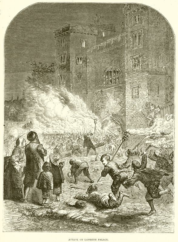 Attack mot Lambeth Palace av English School