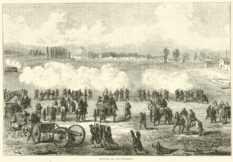 Attack på Le Bourget, december 1870 av English School