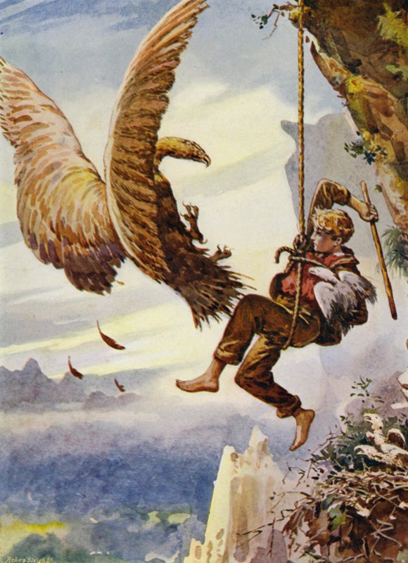 Attacked (färg litho) av English School
