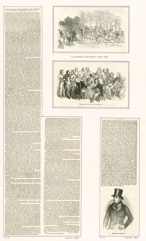 Försök på drottning Victorias liv, 1842 av English School