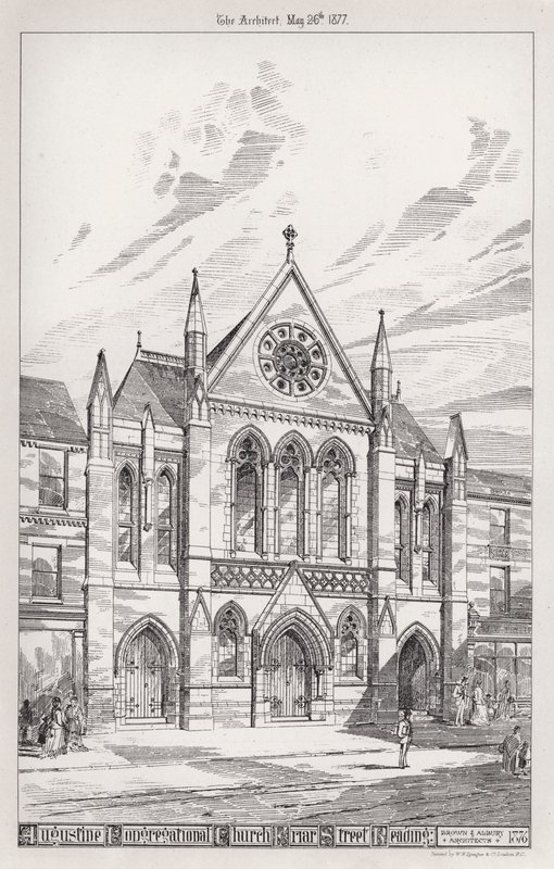 Augustine Congregational Church, Friar Street, Reading (gravyr) av English School