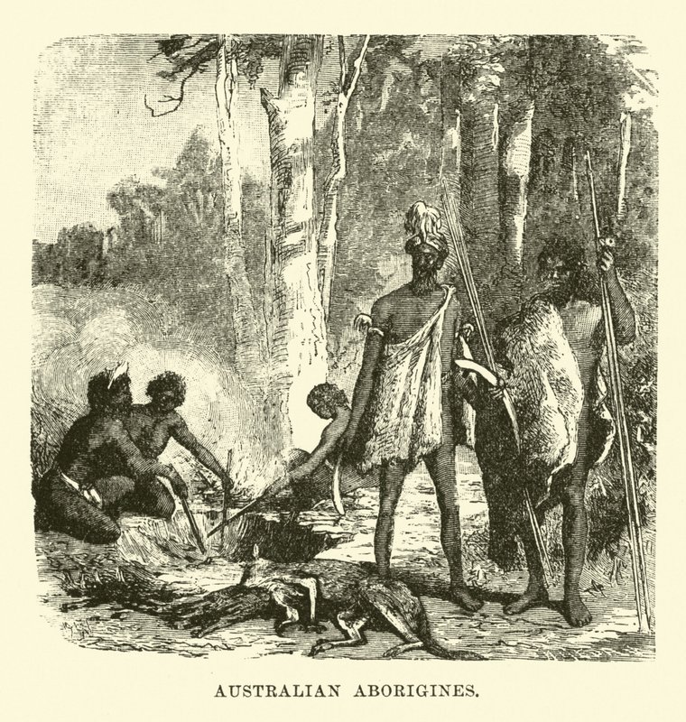 australiensiska aboriginer av English School