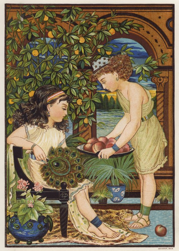 Höst (färg litho) av English School