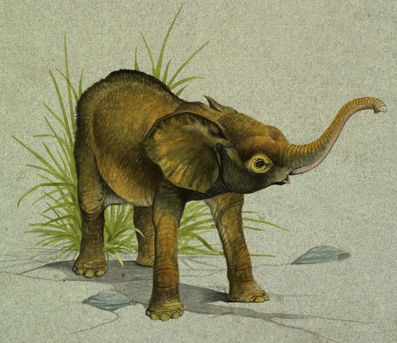 Baby elefant av English School