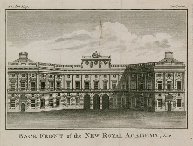 Baksidan av den nya Royal Academy av English School