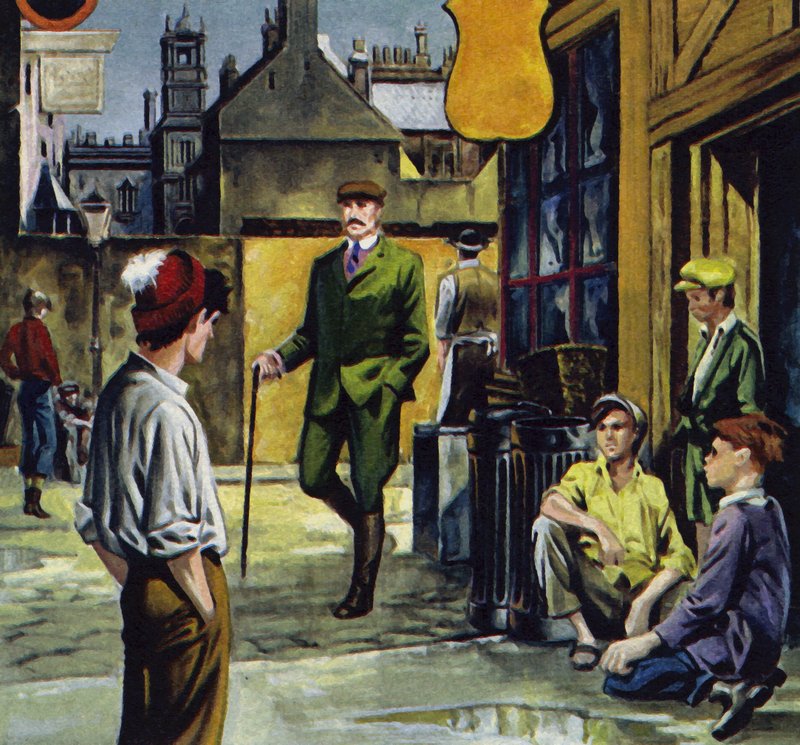 Baden-Powell var bestört över åsynen av eländiga, ohälsosamma ungdomar av English School