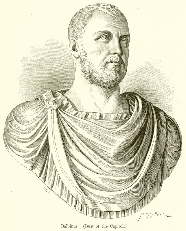 Balbinus. (Byst av Capitolium) av English School