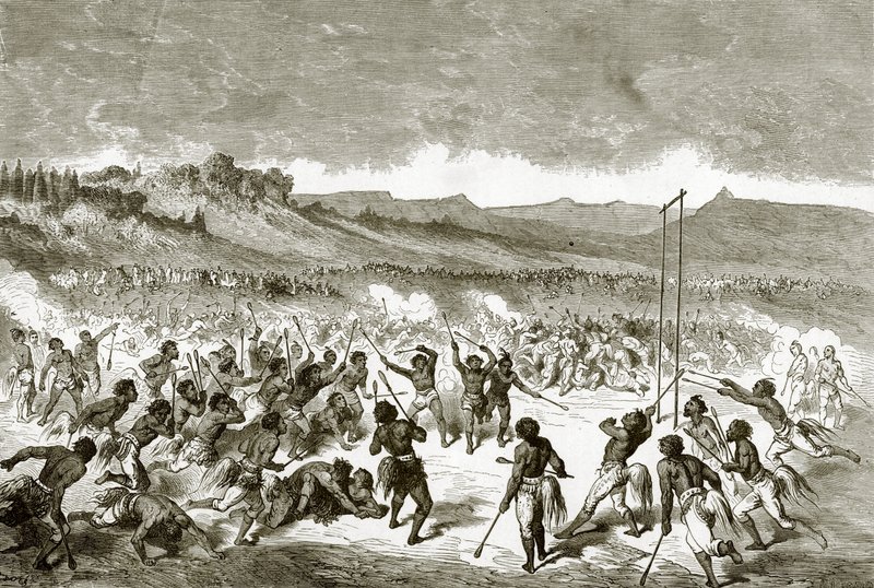 Bollspel bland Choctaw-indianerna av English School