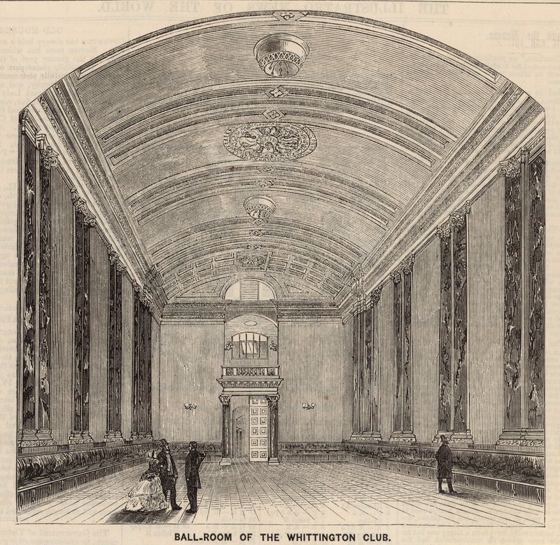 Ballroom på Whittington Club, London av English School