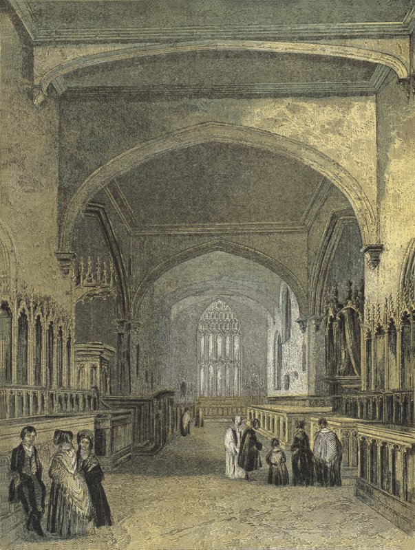 Bangor Cathedral, Kören av English School