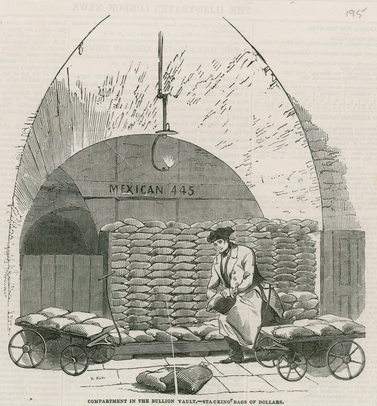 Bank of England, Bullion Office och Gold Weighing Room av English School