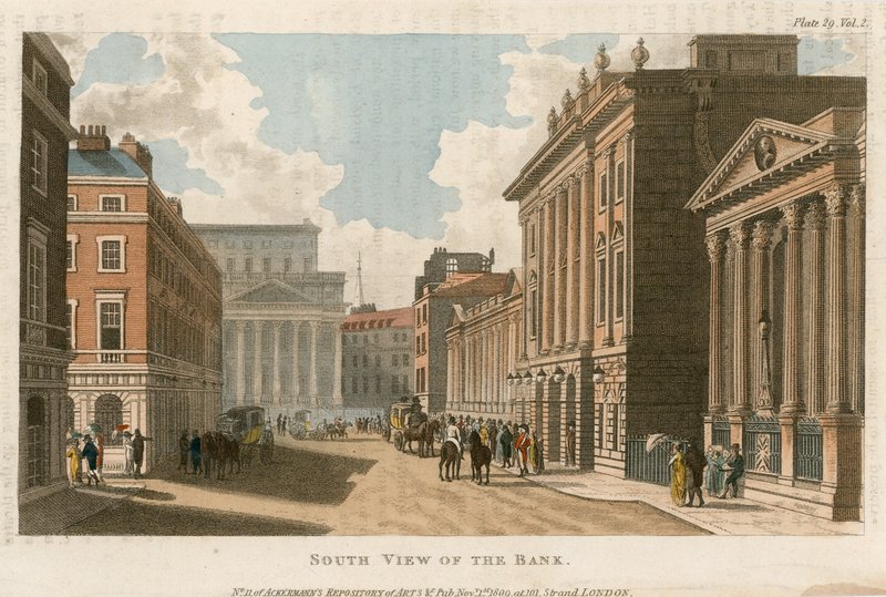 Bank of England, West Wing tillade av English School