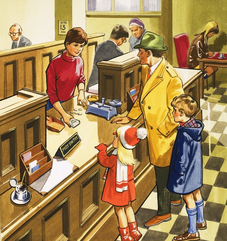 bankbiträde av English School