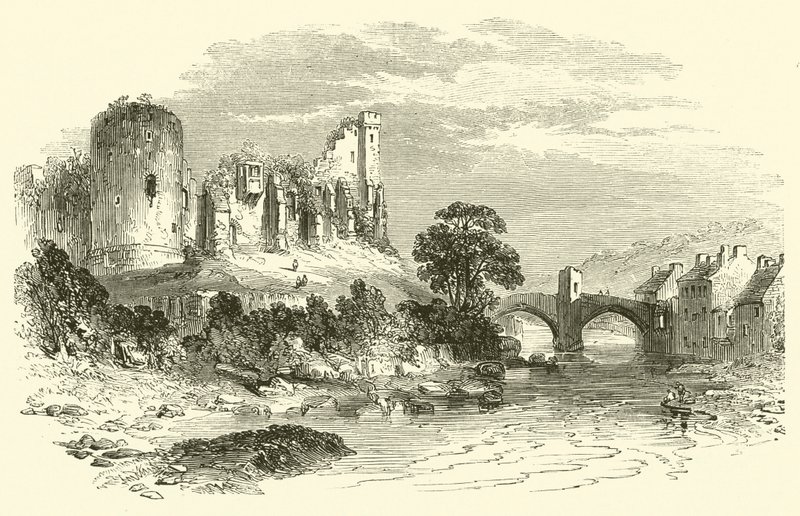Barnard Castle (gravyr) av English School
