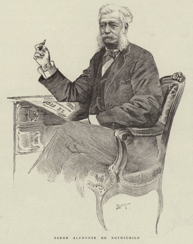 Baron Alphonse de Rothschild (gravyr) av English School