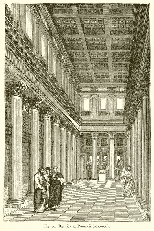 Basilikan i Pompeji (restaurerad) av English School