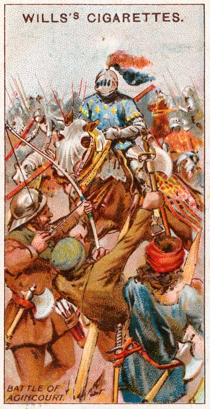 Slaget vid Agincourt av English School