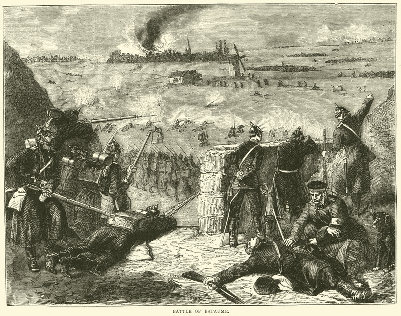 Slaget vid Bapaume, januari 1871 av English School