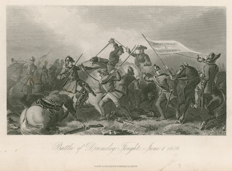 Slaget vid Drumclog, utkämpat, 1 juni 1679 av English School