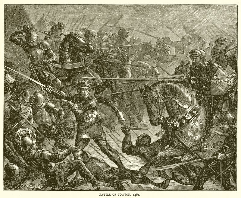 Slaget vid Towton, 1461 av English School