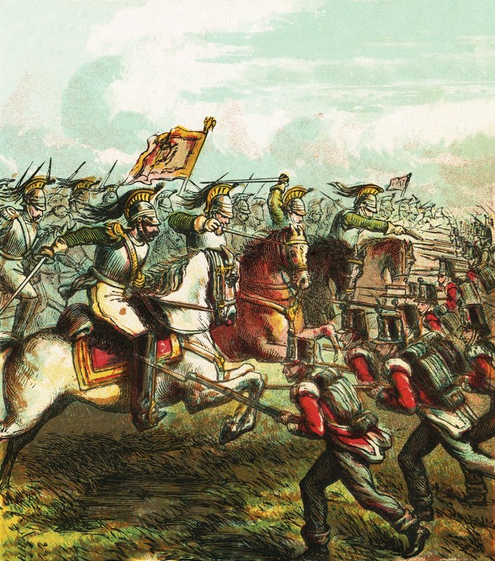 Slaget vid Waterloo av English School