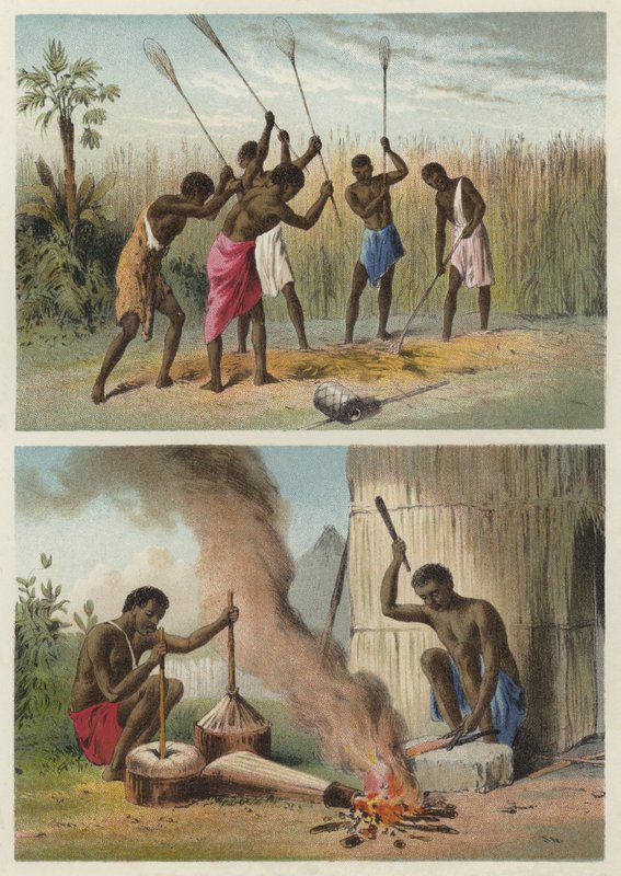 Slår Sorgo, Village Blacksmiths av English School