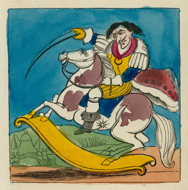 Shakespeares skönheter: Kung Rikard III (gravyr i färg) av English School