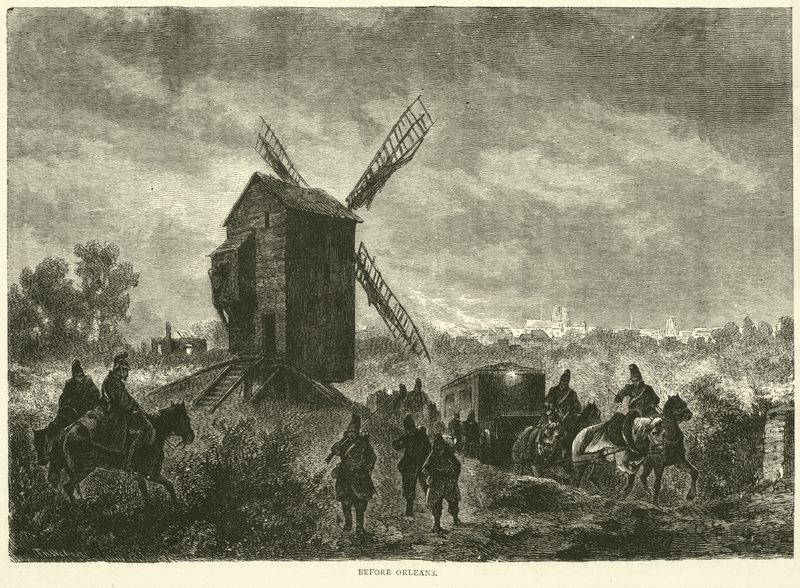 Före Orleans, november 1870 av English School