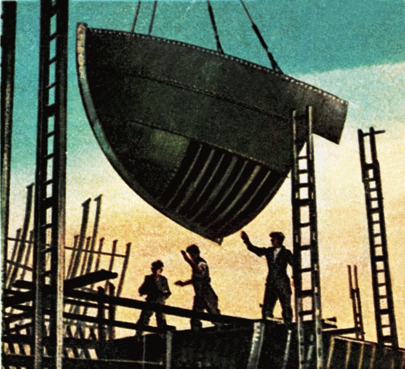 Belfast Shipyards, där Titanic byggdes av English School