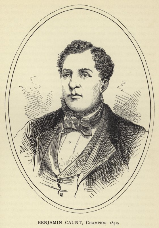 Benjamin Caunt, mästare, 1842 av English School