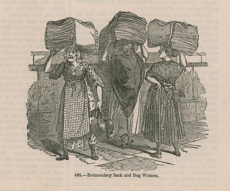 Bermondsey säck och väska kvinnor av English School