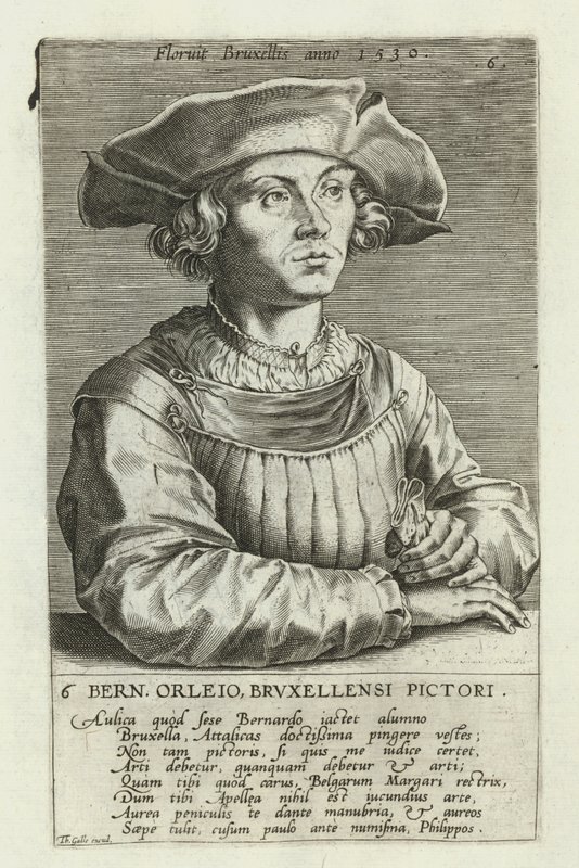 Bernard van Orley, konstnär i Bryssel av English School