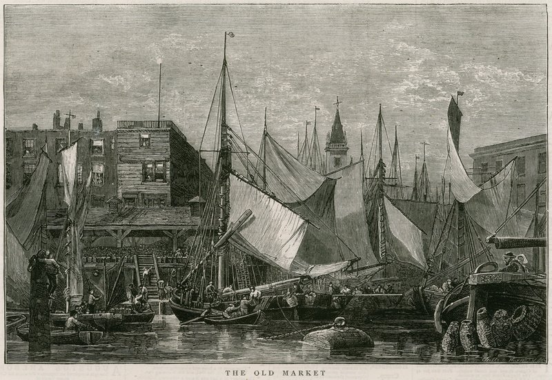 Billingsgate, den gamla marknaden av English School