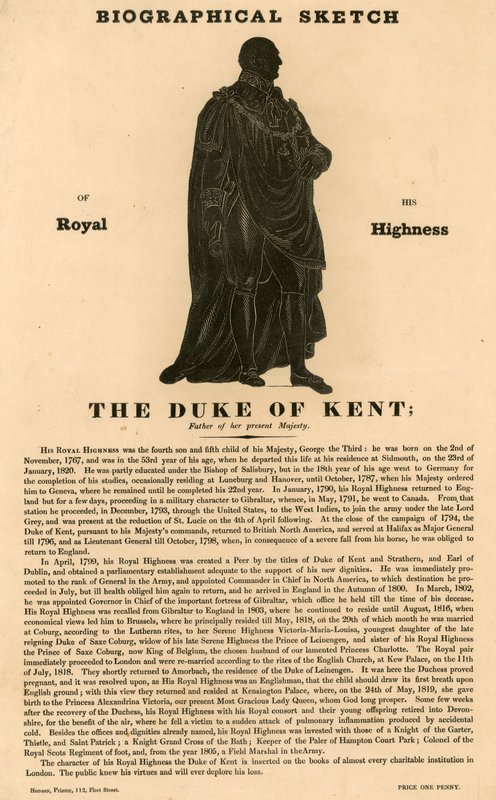 Biografisk skiss över Hans kungliga höghet hertigen av Kent, far till hennes nuvarande majestät av English School
