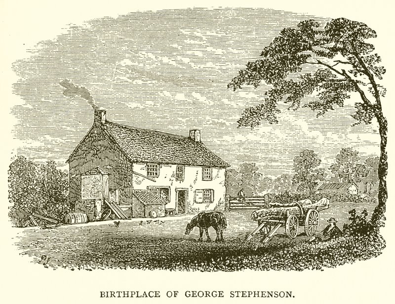 George Stephensons födelseplats av English School