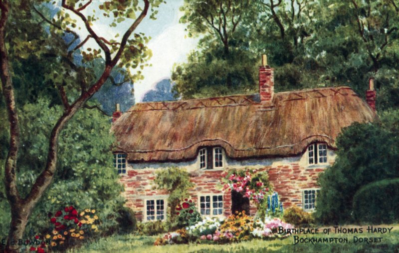 Thomas Hardys födelseplats, Bockhampton, Dorset av English School